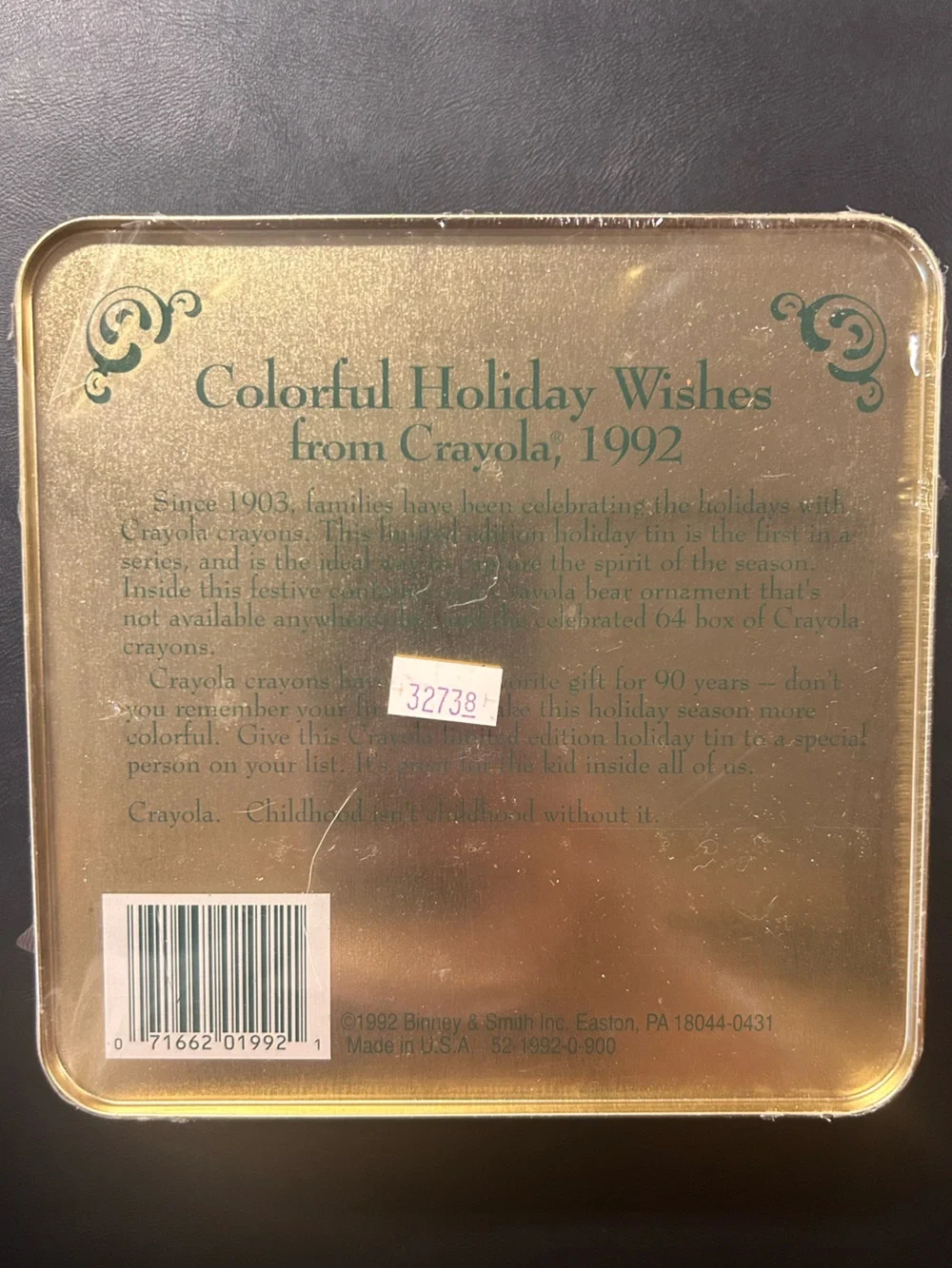Crayola vintage tin